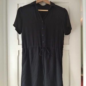 Black Collared Dress